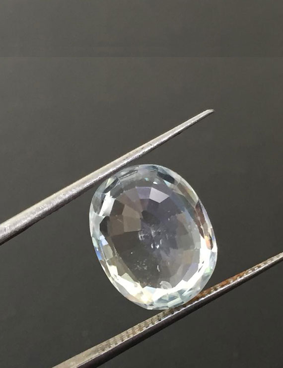 9.31 ct Natural White Zircon